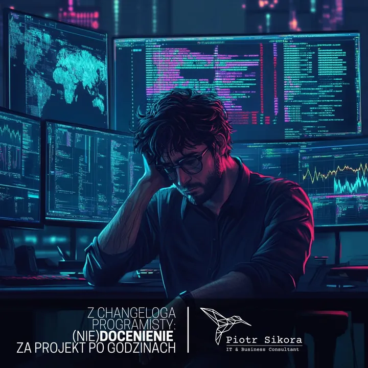 Z Changeloga Programisty - Niedocenienie za projekt po godzinach