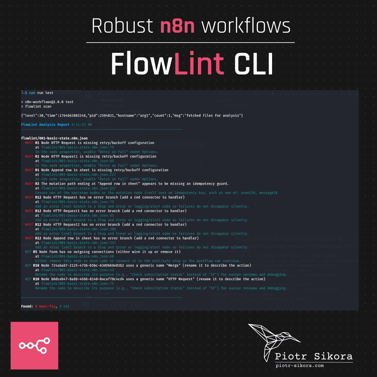 Flowlint CLI: Make Your n8n Workflows Robust