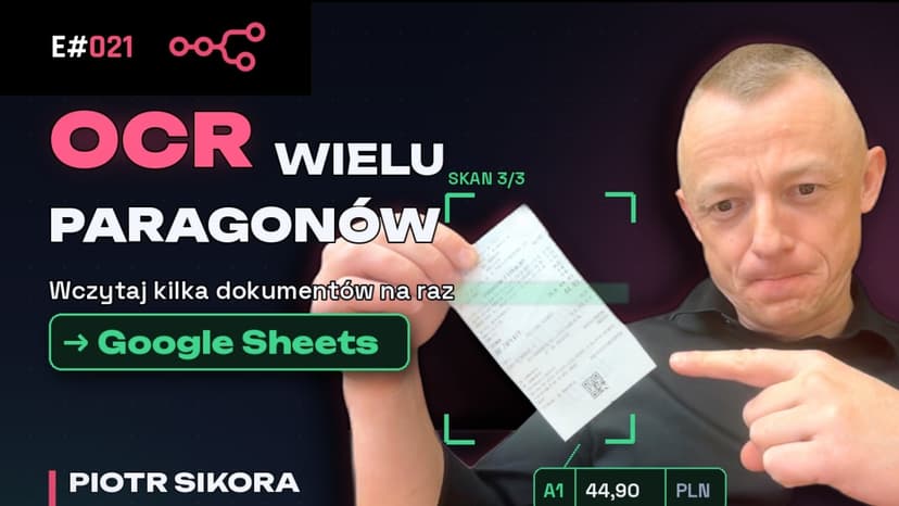 OCR in n8n for Multiple Receipts and Invoices at Once — Saving to Google Sheets
