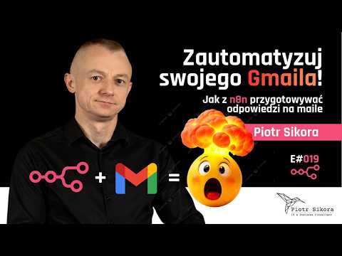 Miniatura filmu: Zautomatyzuj swojego Gmaila z n8n — wersje robocze odpowiedzi tworzone przez LLM