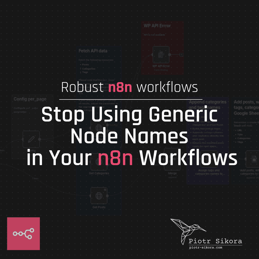 Flowlint R10: Stop Using Generic Node Names in Your n8n Workflows