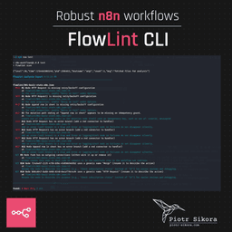 Flowlint CLI: Make Your n8n Workflows Robust