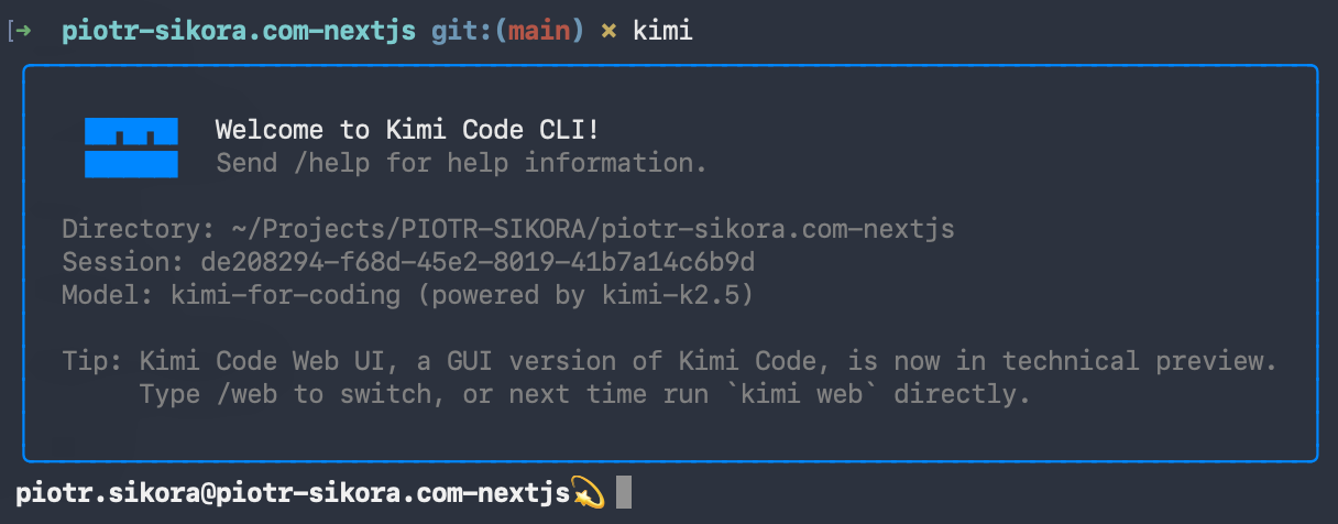Kimi Code CLI