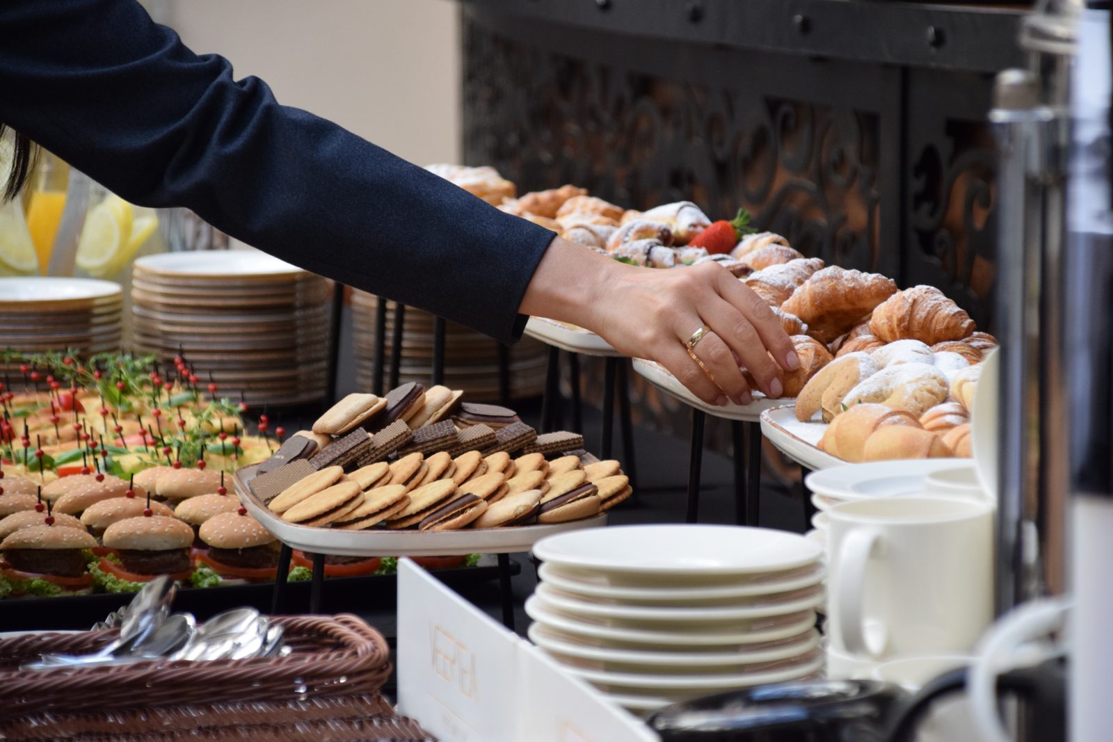 Coffee buffet at Hotel Binkowski