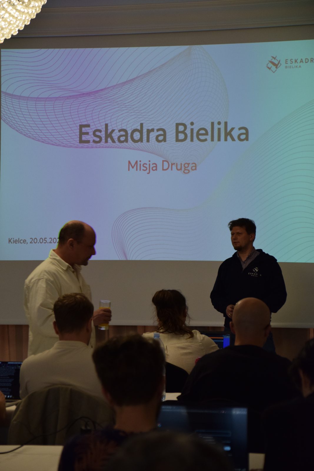 Title slide: Eskadra Bielika — Mission Two