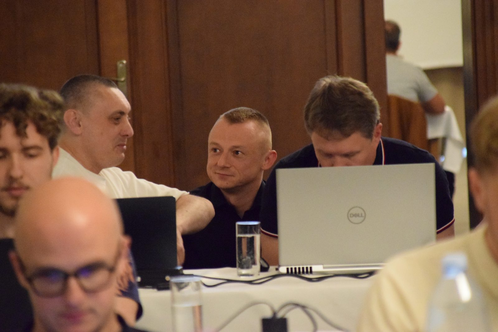 Participants working on the workshop tasks