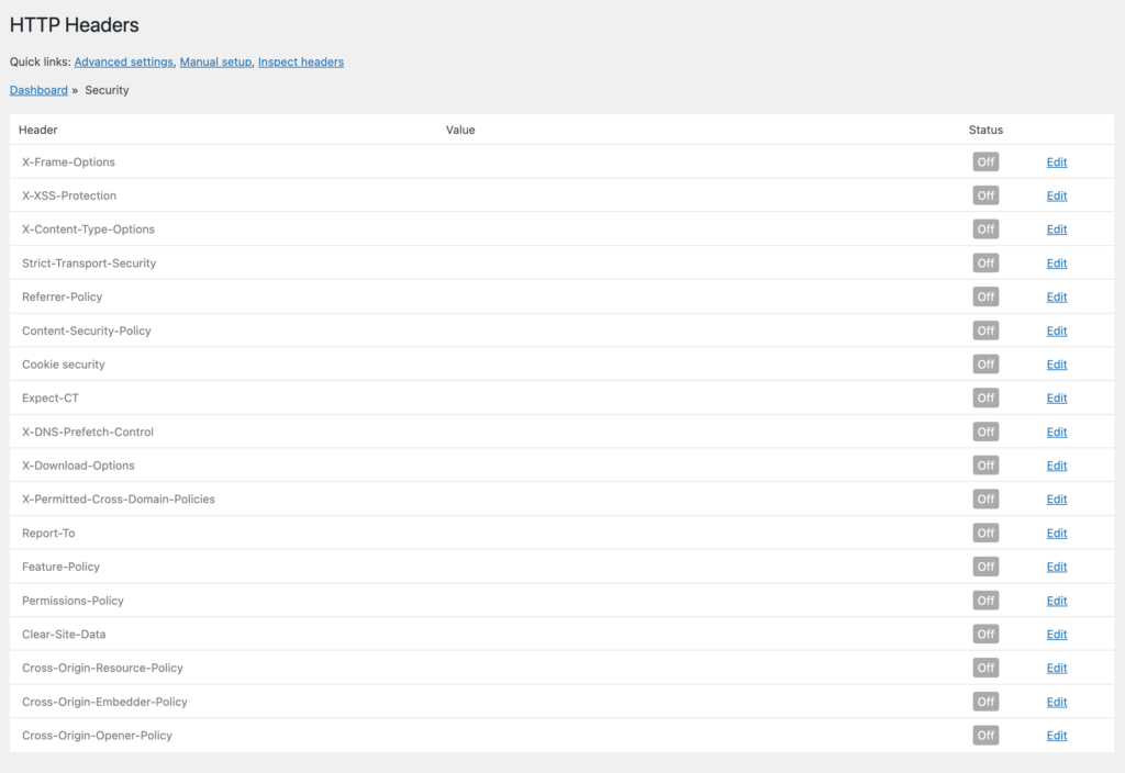HTTP Headers for Security - How to change HTTP headers in WordPress step 4